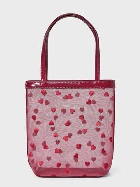 A New Day Mesh Heart Bag